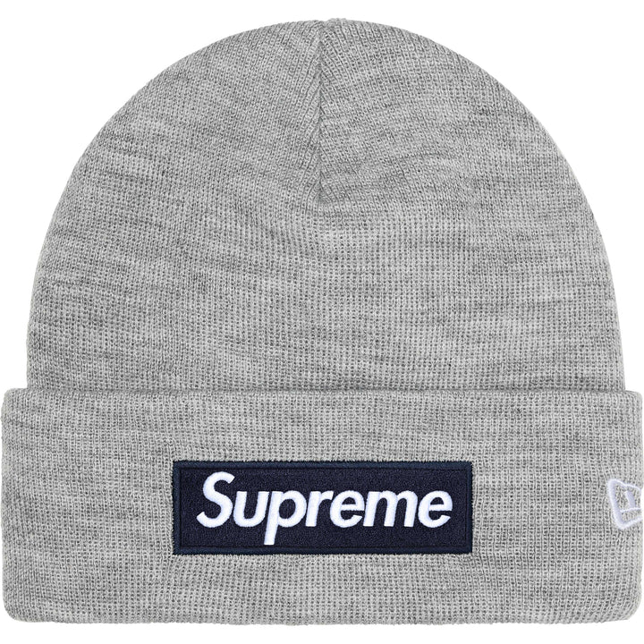 Supreme Box Logo Beanie FW25 - Heather Grey