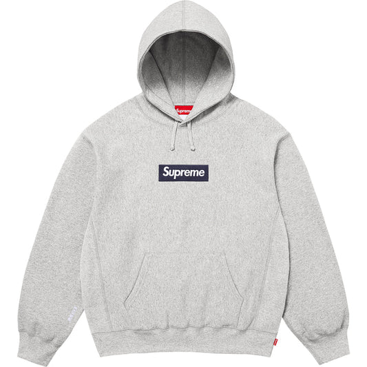 Supreme Box Logo Hoodie FW25 - Heather Grey
