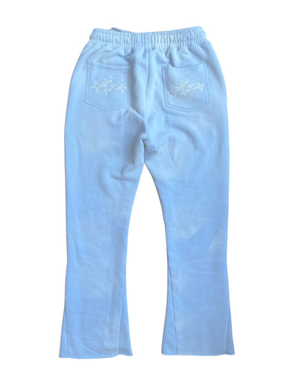 RetroVert Blue Washed Flare Pants