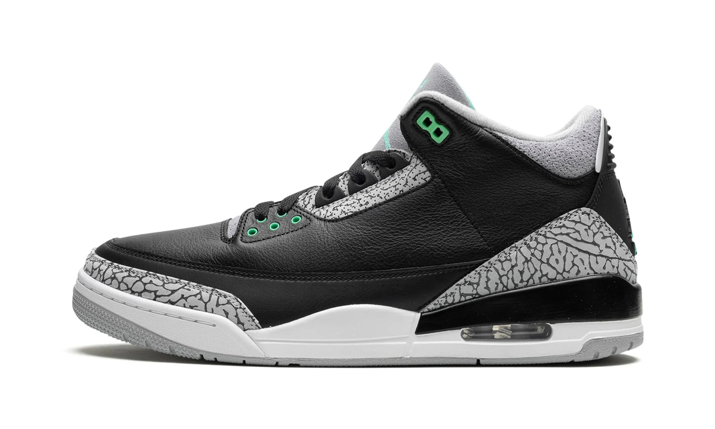 Jordan 3 Retro Green Glow