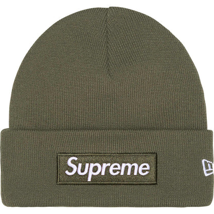 Supreme Box Logo Beanie FW25 - Light Olive