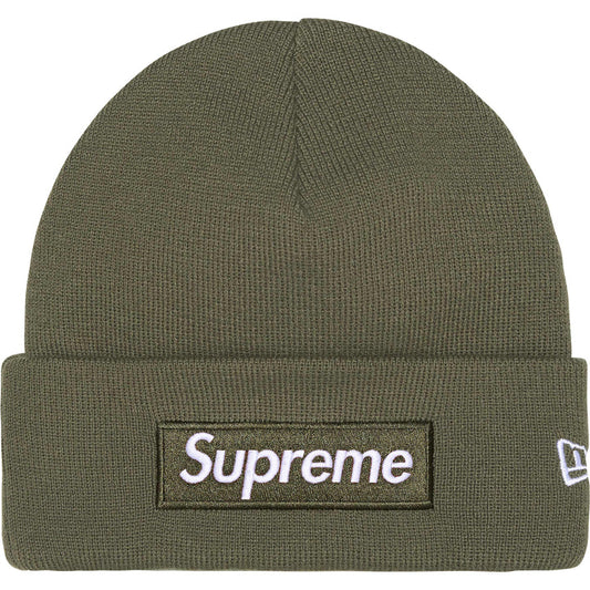 Supreme Box Logo Beanie FW25 - Light Olive