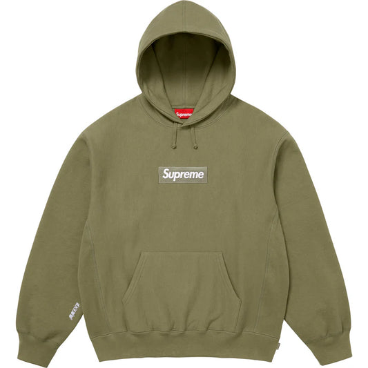 Supreme Box Logo Hoodie FW25 - Light Olive