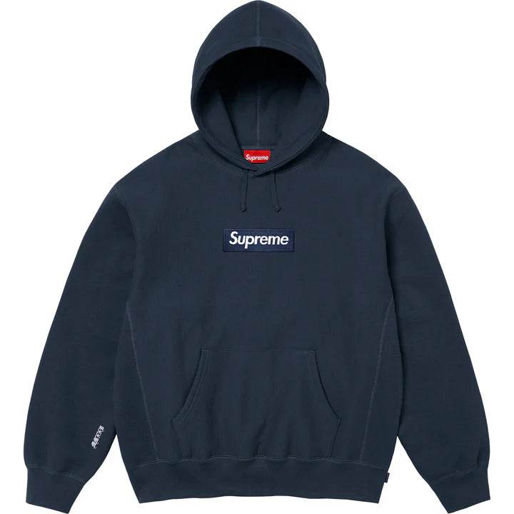 Supreme Box Logo Hoodie FW25 - Navy