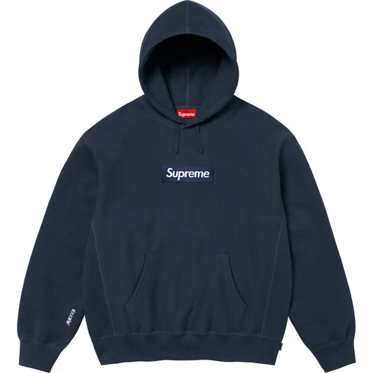 Supreme Box Logo Hoodie FW25 - Navy