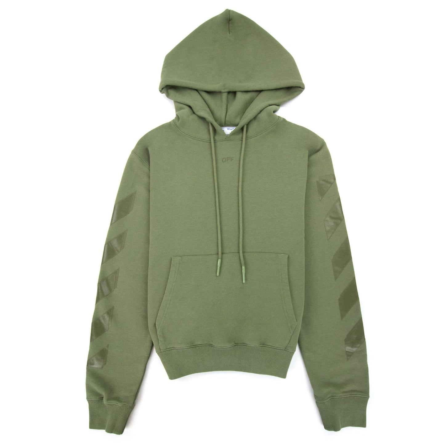 Off-white Rubber Arrow Hoodie Green