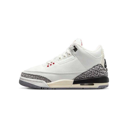 Jordan 3 White Cement Reimagined (GS) - Sz 6.5Y