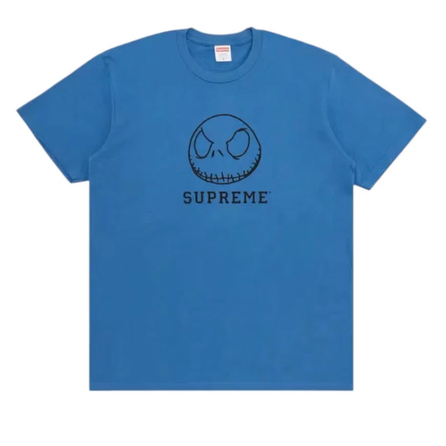 Supreme Skeleton T Shirt- Fade Blue