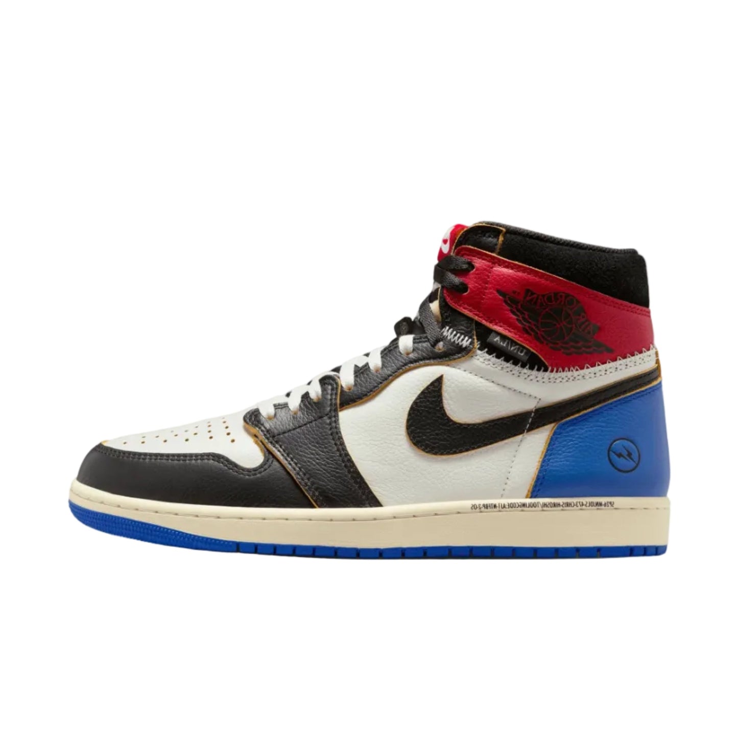 Jordan 1 Retro High Fragment x Union Royal - Sz 8
