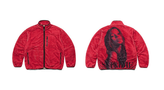 Supreme Alex Moss Red Fleece - Sz M