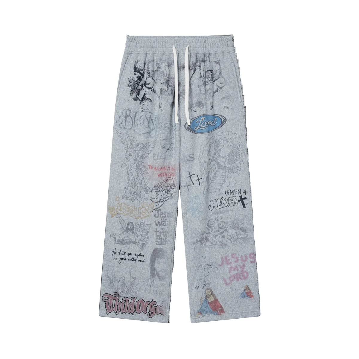 We Are Righteous Lord Risen Sweatpants Grey