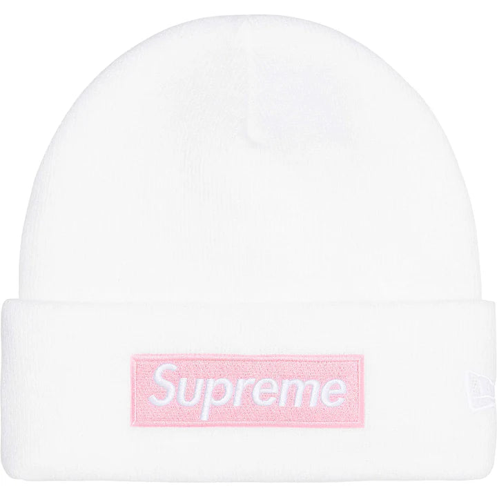 Supreme Box Logo Beanie FW25 - White