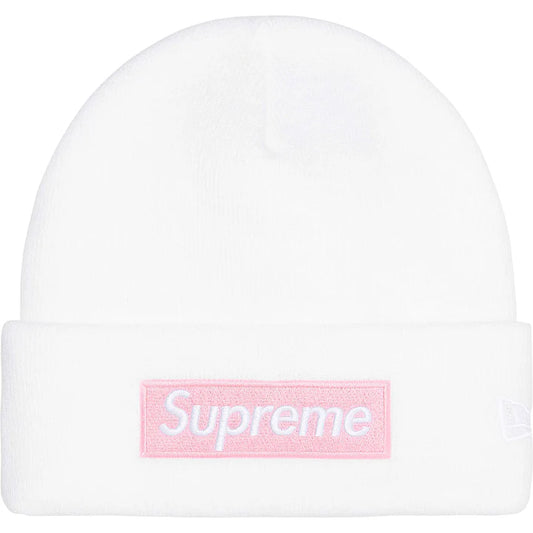 Supreme Box Logo Beanie FW25 - White