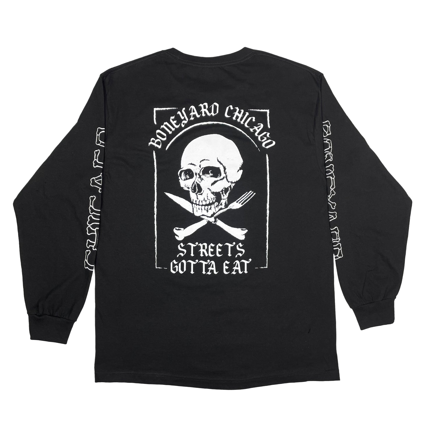 Boneyard Gang T LS (Black White)